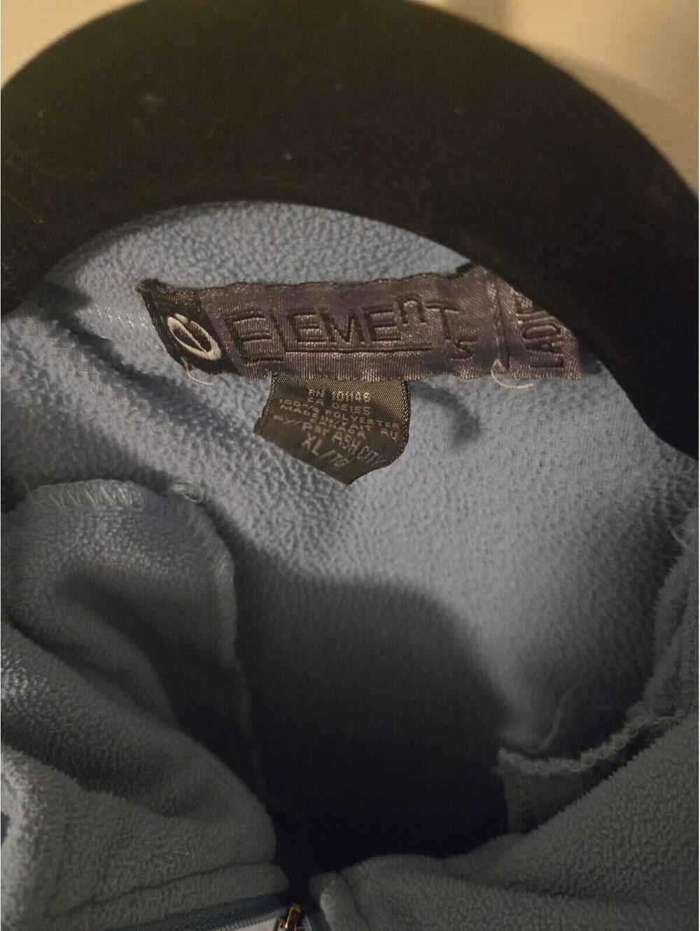 Element Ash City Sky Blue Fleece Women's Quarter-Zip Pullover Size XL - Picture 2 of 5